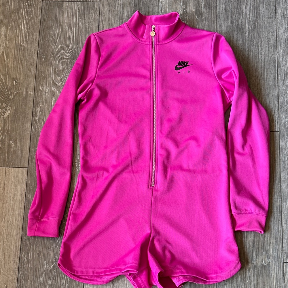 Nike Air Hot Pink Long Sleeve Romper - Picture 3 of 11